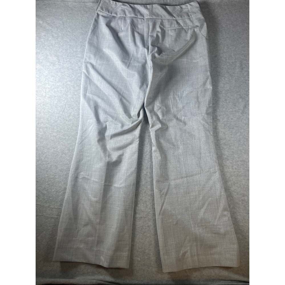 The Limited Stretch Silver Metallic Flare Dress Pants Womens‎ Size 14